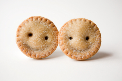 Mince pies (are they smiling...)