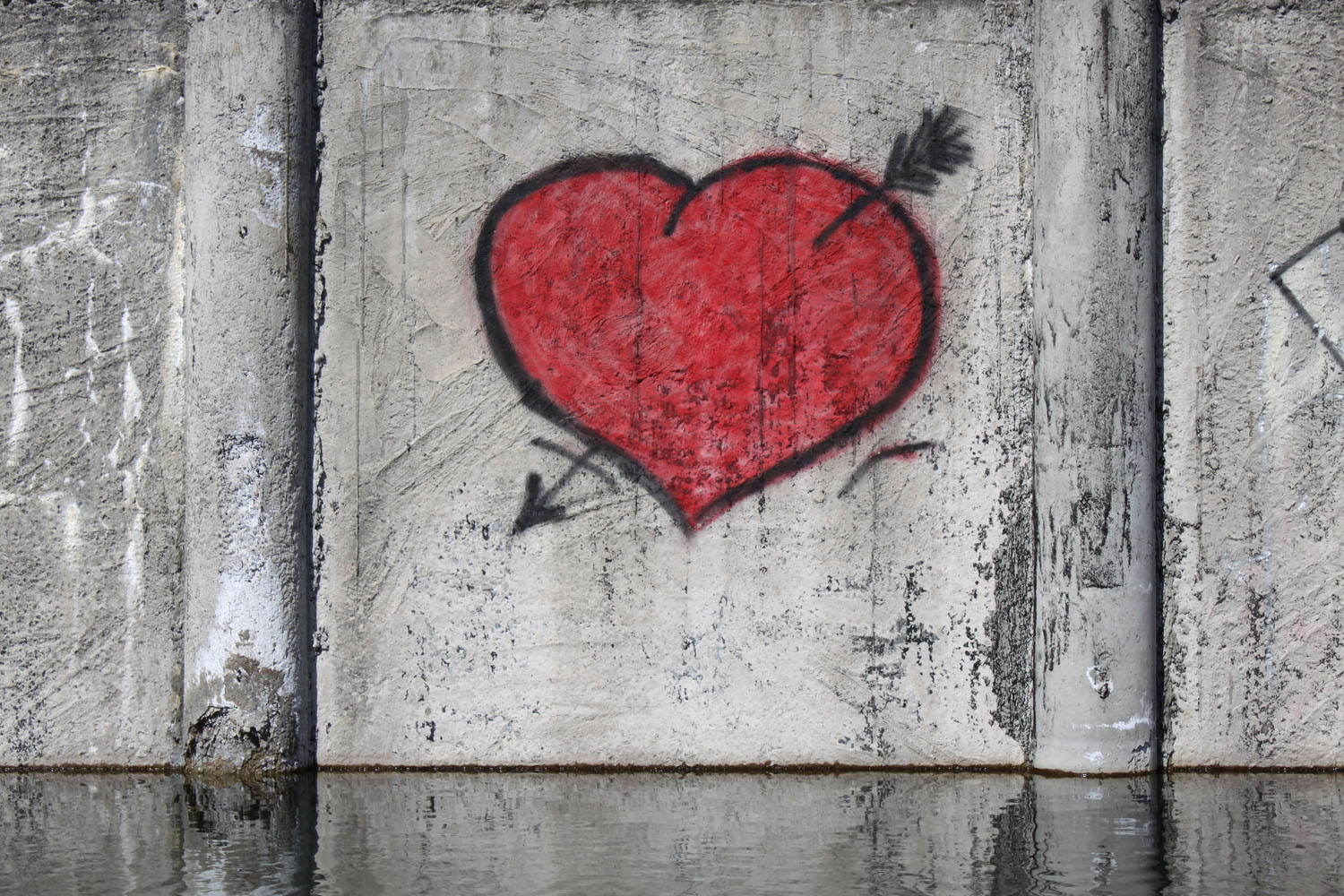 Сердце в стиле граффити