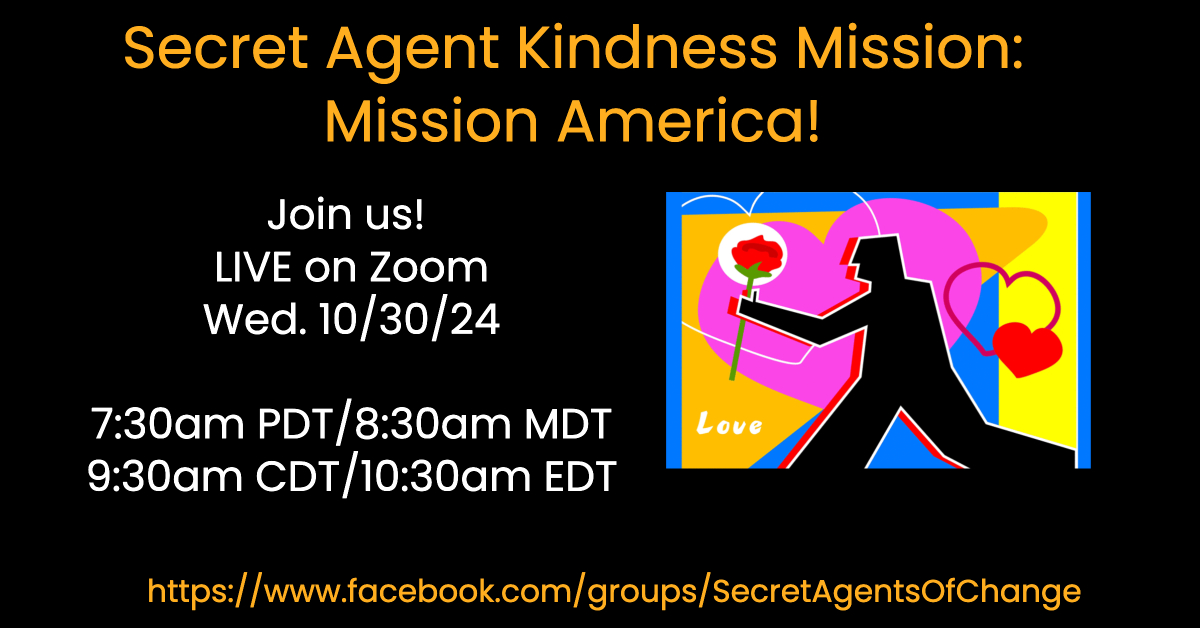 {Invitation} Join the Secret Agents of Change!