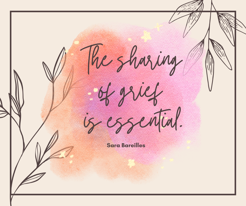 Celebration Moment: Grief, too, draws us close